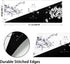 Black White Cherry Blossom Mouse Pad Japanese Sakura Death Life Flower Extended Desk Mat 80X30 cm Non-Slip Rubber Base Stitched Edge Large XL Play...