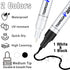 White and Black Permanent Markers Paint Pens-2 Pack Oil Based Paint Markers, Medium Tip, Quick Drying Paint Pens for Wood, Metal, Rock Painting, M...