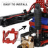 Steering Servo Mount Upgrades Parts for 1/18 TRX4M RC Crawler,Alloy Aluminum Steering Servo Mount Hops Up Upgrades Part 1/18 TRX4M RC Crawler,Red...
