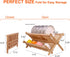 SZUAH Bamboo Dish Drying Rack, Collapsible Dish Drying Rack for Kitchen Counter, Space Saving Counter Organizer (17.8"x10.23"x9.25")...