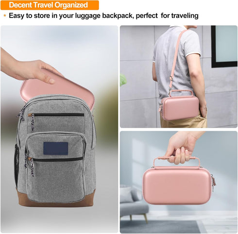 4K Digital Camera Carrying Case for Femivo/VETEK/IWEUKJLO/VJIANGER/WIKICO/Saneen/OIEXI 4K 48MP Vlogging Camera, Travel Compact Camera Storage Cove...