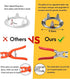KAXIMON Snap Fasteners Kit 200 Sets, Metal Snap Button Kit with Fastener Pliers No Sewing, 9.5mm Snap on Button Kit Rust Proof DIY Press Studs But...
