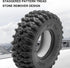 OGRC 1.0 Crawler Tires Super Soft and Sticky with Dual Stage Foam 1.0 RC Tires for SCX24 Gladiator Bronco C10 JLU Deadbolt B17 FCX24 - A/T Pro...
