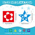 24 Pieces Colorful Shape Tracing Stencils Painting Shape Stencils PET Learning Shape Templates Geometric Stencils Templates Kids Drawing Templates...