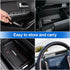 2 Pcs Car Mirror Wiper, 38.6in Handle Car Side Mirror Squeegee, Car Mirror Squeegee, Side Mirror Squeegee, Mini Squeegee for Rainy Foggy Weather...