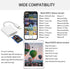 SD Card Reader for iPhone Lightning Camera Adapter Dual Slot Micro SD TF Memory Card Reader for iPad...