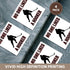 3dRose cst_171944_3 No One Likes a Hooker. Red. Ice Hockey-Ceramic Tile Coasters, Set of 4...