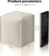 Tissue Box Cover for PU Leather, Modern Simple Solid Color Holder Square Tissue Bag, Ideal for Bathrooms,Office,Car,Outdoor Tent,Dining Table,5"X5...