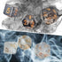 DND Dice Set 2 Pack Polyhedral D&D Dice Gorgeous Dice for Dungeons and Dragons Dice Goblin DND Role Playing Games and Table Games Gifts - Black an...