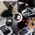 1 PC Car Gear Stick Handle, 2.16" Personalized Billiard Ball 8-Shaped Manual Shift Handle, General Automobile Modification Accessory, for Most Man...