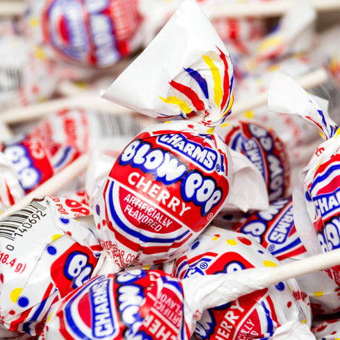 Charms Blow Pops, Flavor, Cherry, 48 Count (Pack of 1)...