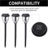 Dynaming Replacement Solar Lights Top, Outdoor Solar Replacement Parts for 23482, 2 Pack...