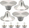 4pcs Dutch Oven Knob, Stainless Steel Lid Knob Replacement for Enameled Ceramic Cast Iron Dutch Oven Pot Lid...