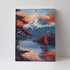 Japanese Wall Art Mount Fuji Pictures Wall Decor Asian Landscape Canvas Painting Print Home Modern Artwork Decorations Framed for Bathroom Living ...
