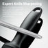Knife Sharpener Rod, Kitchen Knives Sharpener Carbon Steel Professional Knife Sharpening Steel, Honing Rod with Hanging Holes (13 inches)...