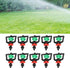 HEEPDD 10 Pcs Drip Irrigation Spray Agricultural Irrigation Equipment Drippers Emitters, Rotating G Type Micro Nozzle Garden Irrigation Drippers f...