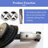 4 Pcs of Intermediate Steering Shaft Bushings, Steering Wheel Column Sleeve with Two Hose Clamps, Compatible with Dodge Ram 2003-2019 1500/2500/35...
