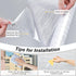 Haton Window Privacy Film, Frosted Glass Window Film, Non-Adhesive Removable Static Cling Window Clings, UV Blocking Window Stickers, Opaque Decor...