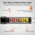 Intelligent Pipe Heat Cable for Pipe Freeze Protection, Self-Regulating Heating Cable for Metal and Plastic Home Pipes, Energy-Saving Water Pipe H...