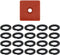 20 Sets 1/2" Impact Wrench Retaining Rings with O-Ring, Compatible with Electric/Pneumatic Wrench, Including Retainer Ring Anvil Install Tool...
