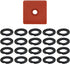20 Sets 1/2" Impact Wrench Retaining Rings with O-Ring, Compatible with Electric/Pneumatic Wrench, Including Retainer Ring Anvil Install Tool...