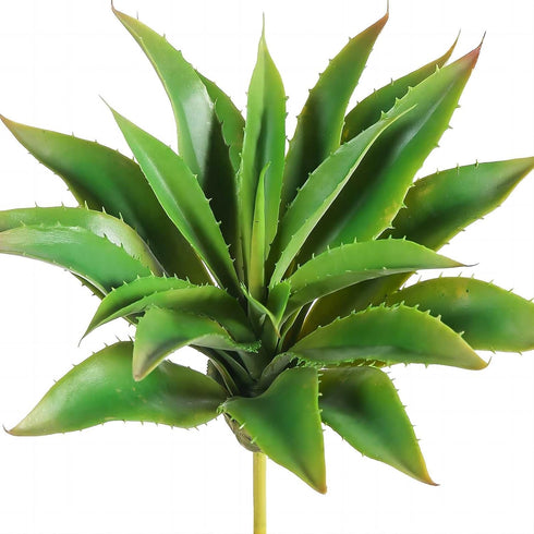 JUSTOYOU Large 12.5" Artificial Succulents Aloe Plants Real Touch Fake Flowers Unpotted for Home Wedding Festival Arrangement (1, Green)...
