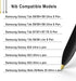 Metal Nibs/Tips Replacement for Samsung Galaxy Tab S9/S9FE+/S9 Ultra/S8/S8+/S8 Ultra/S7/S7 FE/S6/S6 Lite/S22/S23/S24 Ultra S Pen?Plastic + Copper ...