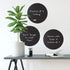 WallPops WPE0974 Charcoal Dry Erase Dot Decals, Grey...