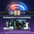 Fosmon HDMI 2.0 Cable 4K@60Hz 10ft, Premium Certified in-Wall CL3 Rated, 18Gbps Super High Speed, HDR, HDCP 2.2/1.4, 3D, ARC, 30AWG Cotton Braided...
