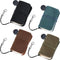 4 Pcs 1.9 x 1.3'' Vintage Cute Mini Notebook Small Miniature Notebook Refillable Pocket Tiny Journal Portable Leather Cover with Book Insert for D...
