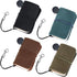 4 Pcs 1.9 x 1.3'' Vintage Cute Mini Notebook Small Miniature Notebook Refillable Pocket Tiny Journal Portable Leather Cover with Book Insert for D...