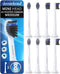 toothbrush heads active charcoal mini medium compatible with Philips Sonicare toothbrush heads - small medium brush heads for daily natural cleani...