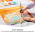 Acrylic Magnetic Dry Erase Board for Fridge, 13x9" Clear Acrylic Dry Erase Calendar Board for Refrigerator, Magnetic Acrylic Board Meal Planner Mo...