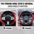 New Fluffy Anti-Skid Steering Wheel Cover Segmented Protector Safe and Non Slip Car Accessory and Durable Easy to Install for Steering Wheels of U...