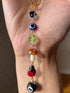Evil Eye Car Hanging Ornament,Good Lucky Days Car Charm,8 Ball Mushroom Four-Leaf Clover Pendant for Car Rear View Mirror,Cute Boho Evil Eye Ladyb...