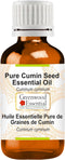 Pure Cumin Seed (Jeera) Essential Oil (Cuminum cyminum) Steam Distilled 5ml (0.16 oz)...