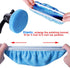 SIQUK 28 Packs Polishing Bonnet Pads (5 to 6 Inches) Including 12 Packs Microfiber Car Polishing Bonnet 12 Packs Non-Woven Buffing pad 2 Packs Wax...