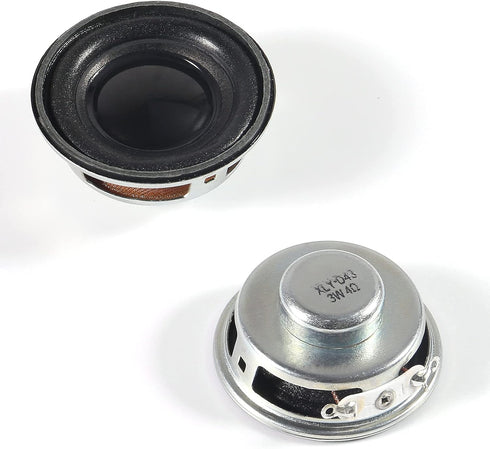 2PCS 1.5" 4Ohm 3W DIY Small Full Range Audio Speaker Stereo Woofer Loudspeaker for Arduino and DIY Speaker...