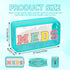 Clear Letter Patch Medicine Bag Drugs Pouch with Zipper, Travel Portable Cosmetic Makeup Bag for Women Girls, Waterproof Nylon PVC Toiletry Meds S...