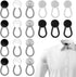 18Pcs Button Extender for Trousers Collar Extender Buttons Pants Waist Extender Shirt Extender Adjustable Extended Button Jeans Button for Shirt D...