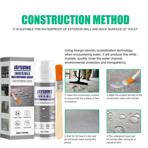 Nynelly Invisible Waterproof Agent, Waterproof Insulating Sealant, Waterproof Anti-Leakage Agent, Transparent Repairing Leak Waterproof Adhesive,S...