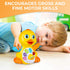 Baby Musical Duck Toy, Dancing Walking Yellow Duck - Interactive Action Learning Educational Flapping Light up Dancing Duck with Music...
