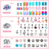 Charm Bracelet Making Kit for Girls - 77pcs Kids Jewelry Making Kit DIY Charm Bracelet Necklace Kit for Girls Ages 5-12 Unicorn Crafts Birthday Ea...