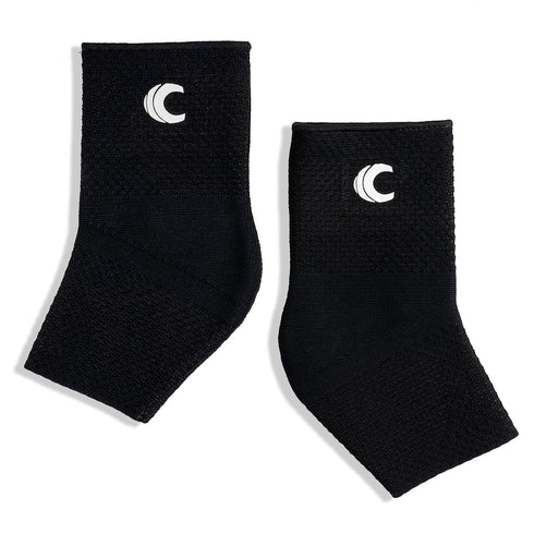 Cannon Sports Ankle Brace Compression Sleeve for Achilles Tendonitis, Plantar Fasciitis, Joint Pain Relief Socks (Pair) (Black, X-Large)...