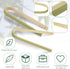 40 Pieces Mini Bamboo Disposable Tongs for food 4 Inch Bamboo Toast Tongs Disposable Mini Braces Wooden Cooking Braces for charcuterie Cooking Toa...