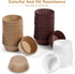 1000 Count Cupcake Liners for Baking Liners Paper Cupcake Wrappers Bulk Cup Cake Cases Muffin Baking Paper Cups for Candy Cooking (Brown White Nat...