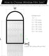 Privacy Window Film Decoration, Heat Control Window Tint for Home, Static Cling Glass Door Covering Window Sticker Removable Non-Adhesive UV Block...