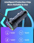 USB C 75W Super Fast Car Charger PD&QC3.0 with 6ft 45W Type C Coiled Cable,for iPhone15/14/iPad Pro/Samsung S23 Ultra/Android Phones......