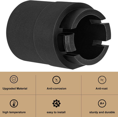 H2 Transmission Shifter Button Compatible with 2003+ Hummer H2, Gear Shift Handle Knob Button Black, Easily Removed from Shifter with a Twist and ...