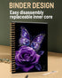 Spiral Journal Notebook for Women,Cute A5 College Ruled Notebooks 6"x 8.4", 120 Pages Lined Journal with Premium Thick Paper,Perfect for School Of...
